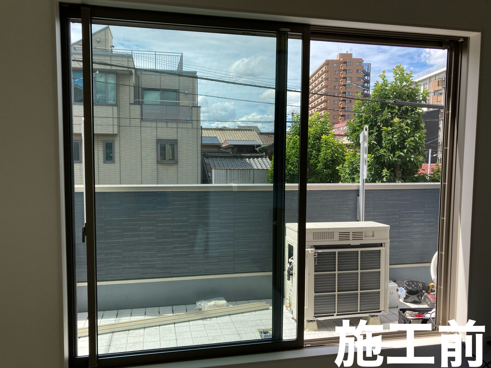 大阪市 新築住宅でハーフミラーフィルム施工しました。 大阪府堺市の住宅窓ガラスフィルム施工 Kcreate